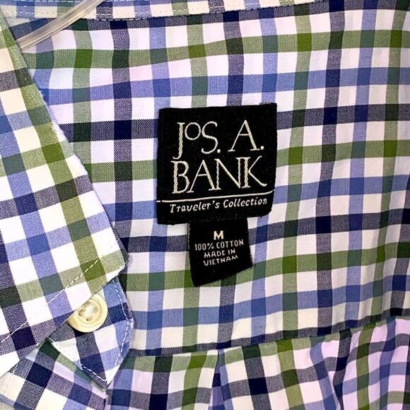 Mens size Medium long sleeve button up shirt from Jos. A. Bank - Picture 6 of 7